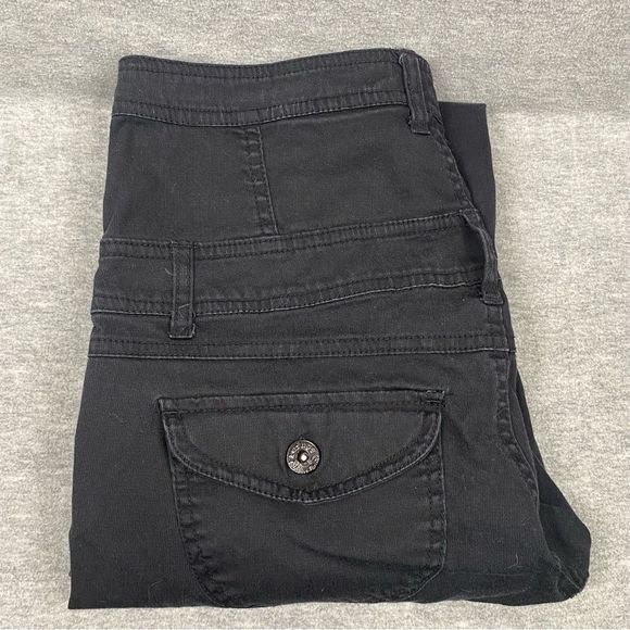 Refuge Womens Black Button Fly Skinny‎ Ankle Jeans Size 7 - Picture 1 of 11